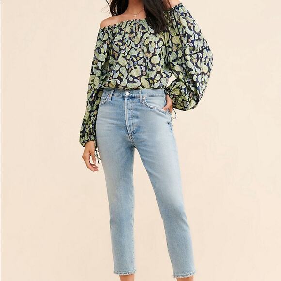 NEW! Free People Sundown Paisley Cotton Bodysuit Size Medium - Picture 3 of 12